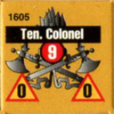 Panzer Grenadier Headquarters Library Unit: Italy Regio Esercito Ten. Colonel for Panzer Grenadier game series