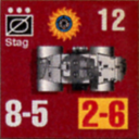 Panzer Grenadier Headquarters Library Unit: Hyderabad Army Stag for Panzer Grenadier game series