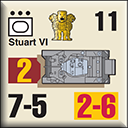 Panzer Grenadier Headquarters Library Unit: India Army Stuart VI for Panzer Grenadier game series