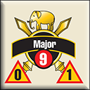 Panzer Grenadier Headquarters Library Unit: India Army Major for Panzer Grenadier game series