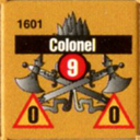 Panzer Grenadier Headquarters Library Unit: Italy Regio Esercito Colonel for Panzer Grenadier game series