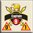 Panzer Grenadier Headquarters Library Unit: India Army Captain for Panzer Grenadier game series