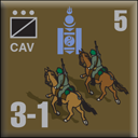 Panzer Grenadier Headquarters Library Unit: Mongolia Army Cav for Panzer Grenadier game series