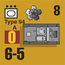 Panzer Grenadier Headquarters Library Unit: Japan Imperial Japanese Army Type 94 for Panzer Grenadier game series