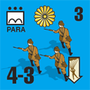 Panzer Grenadier Headquarters Library Unit: Japan Imperial Japanese Navy PARA for Panzer Grenadier game series