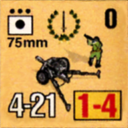 Panzer Grenadier Headquarters Library Unit: Netherlands East Indies Army 75mm for Panzer Grenadier game series