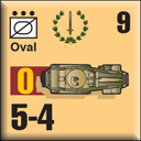 Panzer Grenadier Headquarters Library Unit: Netherlands East Indies Army Oval for Panzer Grenadier game series
