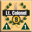 Panzer Grenadier Headquarters Library Unit: Netherlands East Indies Army Lt. Colonel for Panzer Grenadier game series