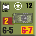 Panzer Grenadier Headquarters Library Unit: United States Army M10 for Panzer Grenadier game series