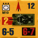 Panzer Grenadier Headquarters Library Unit: United States Army M10 for Panzer Grenadier game series