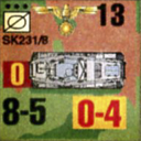 Panzer Grenadier Headquarters Library Unit: Germany Schutzstaffel SK-231/8 for Panzer Grenadier game series