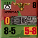 Panzer Grenadier Headquarters Library Unit: Germany Schutzstaffel SPW-251/9 for Panzer Grenadier game series