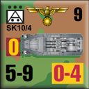 Panzer Grenadier Headquarters Library Unit: Germany Schutzstaffel SK-10/4 for Panzer Grenadier game series