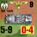 Panzer Grenadier Headquarters Library Unit: Germany Schutzstaffel SK-10/4 for Panzer Grenadier game series
