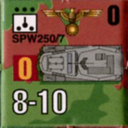 Panzer Grenadier Headquarters Library Unit: Germany Schutzstaffel SPW-250/7 for Panzer Grenadier game series