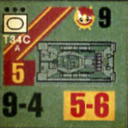 Panzer Grenadier Headquarters Library Unit: Soviet Union Guards T-34c Panzer Grenadier Headquarters Library Unit: Soviet Union Guards T-34c for Panzer Grenadier game series