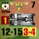 Panzer Grenadier Headquarters Library Unit: Germany Schutzstaffel Grille for Panzer Grenadier game series