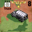 Panzer Grenadier Headquarters Library Unit: Germany Schutzstaffel Truck for Panzer Grenadier game series