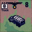 Panzer Grenadier Headquarters Library Unit: Germany Schutzstaffel Truck for Panzer Grenadier game series