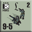 Panzer Grenadier Headquarters Library Unit: Germany 130th 'Lehr' Panzer Division HMG for Panzer Grenadier game series