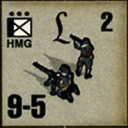 Panzer Grenadier Headquarters Library Unit: Germany 130th 'Lehr' Panzer Division HMG for Panzer Grenadier game series