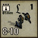 Panzer Grenadier Headquarters Library Unit: Germany 130th 'Lehr' Panzer Division 81mm for Panzer Grenadier game series