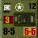 Panzer Grenadier Headquarters Library Unit: United States Army M24 for Panzer Grenadier game series