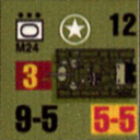 Panzer Grenadier Headquarters Library Unit: United States Army M24 for Panzer Grenadier game series