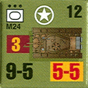 Panzer Grenadier Headquarters Library Unit: United States Army M24 for Panzer Grenadier game series