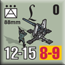 Panzer Grenadier Headquarters Library Unit: Germany 130th 'Lehr' Panzer Division 88mm for Panzer Grenadier game series