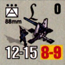 Panzer Grenadier Headquarters Library Unit: Germany 130th 'Lehr' Panzer Division 88mm for Panzer Grenadier game series