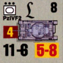 Panzer Grenadier Headquarters Library Unit: Germany 130th 'Lehr' Panzer Division PzIVf2 for Panzer Grenadier game series