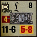 Panzer Grenadier Headquarters Library Unit: Germany 130th 'Lehr' Panzer Division PzIVf2 for Panzer Grenadier game series