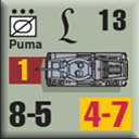 Panzer Grenadier Headquarters Library Unit: Germany 130th 'Lehr' Panzer Division Puma for Panzer Grenadier game series