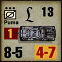 Panzer Grenadier Headquarters Library Unit: Germany 130th 'Lehr' Panzer Division Puma for Panzer Grenadier game series