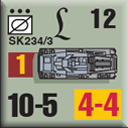 Panzer Grenadier Headquarters Library Unit: Germany 130th 'Lehr' Panzer Division SdKfz-234/3 for Panzer Grenadier game series