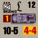 Panzer Grenadier Headquarters Library Unit: Germany 130th 'Lehr' Panzer Division SdKfz-234/3 for Panzer Grenadier game series