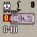 Panzer Grenadier Headquarters Library Unit: Germany 130th 'Lehr' Panzer Division SPW-250/7 for Panzer Grenadier game series