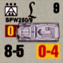 Panzer Grenadier Headquarters Library Unit: Germany 130th 'Lehr' Panzer Division SPW-250/9 for Panzer Grenadier game series