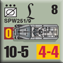 Panzer Grenadier Headquarters Library Unit: Germany 130th 'Lehr' Panzer Division SPW-251/9 for Panzer Grenadier game series