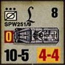 Panzer Grenadier Headquarters Library Unit: Germany 130th 'Lehr' Panzer Division SPW-251/9 for Panzer Grenadier game series