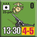 Panzer Grenadier Headquarters Library Unit: United States Marine Corps 25 pdr for Panzer Grenadier game series