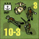 Panzer Grenadier Headquarters Library Unit: United States Marine Corps INF (obsolete) for Panzer Grenadier game series