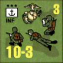 Panzer Grenadier Headquarters Library Unit: United States Marine Corps INF (obsolete) for Panzer Grenadier game series