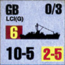 Panzer Grenadier Headquarters Library Unit: United States Navy LCI (G) for Panzer Grenadier game series