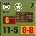 Panzer Grenadier Headquarters Library Unit: United States Army M32 for Panzer Grenadier game series