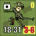 Panzer Grenadier Headquarters Library Unit: United States Marine Corps 105mm for Panzer Grenadier game series