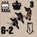 Panzer Grenadier Headquarters Library Unit: Britain Army Para for Panzer Grenadier game series