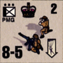 Panzer Grenadier Headquarters Library Unit: Britain Army PMG for Panzer Grenadier game series