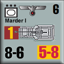 Panzer Grenadier Headquarters Library Unit: Germany Heer Marder I for Panzer Grenadier game series